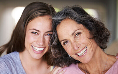 Allentown Cosmetic Dentistry Mother and daughter smiling